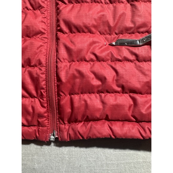 Mountain Hardwear Alphine Puffer Jacket Down Quilted Coat Mens Medium Red Zip - Picture 6 of 12